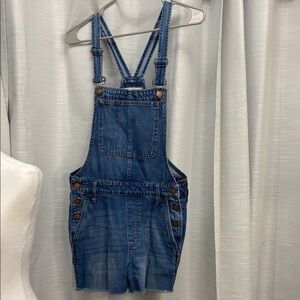Madewell Blue Denim Overalls size small
